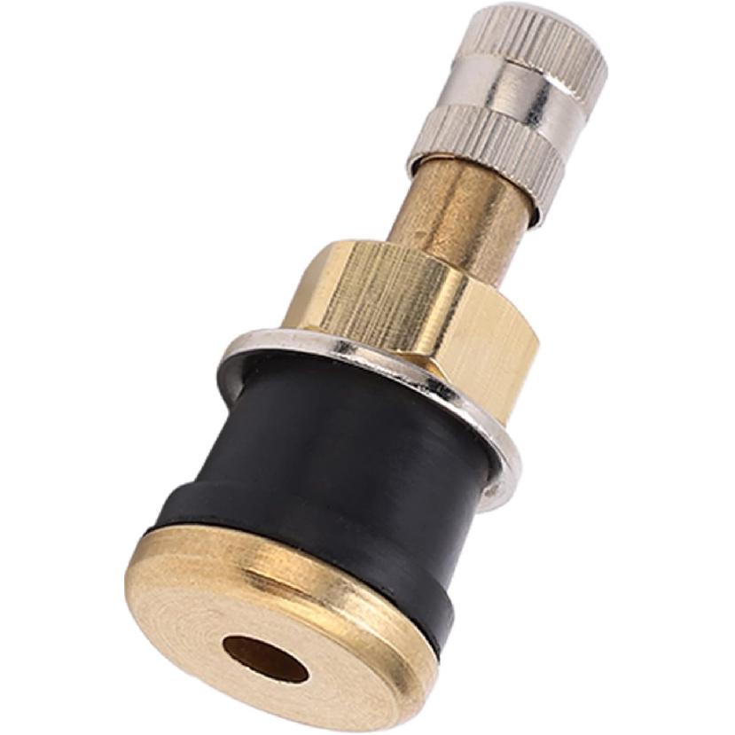 Acouto Ventilschaft, Messing-Ventilschaft, 10 Stück Messing-Ventilschaft TR501 Hochfester Tubeless-LKW-Ventilschaft für 0,625 Zoll Ventillöcher