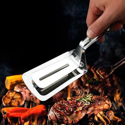 1 sztuk lustro 304 klips do stek ze stali nierdzewnej gospodarstwo domowe kuchnia wielofunkcyjny klips do żywności grill smażony stek rybny łopata naleśnik