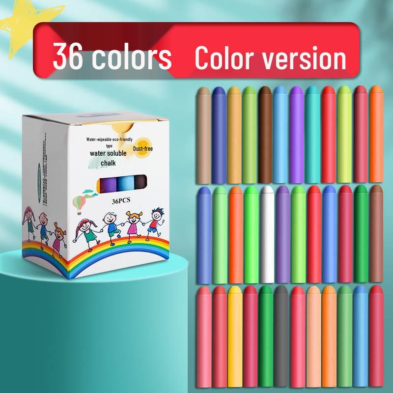 Colorful Water-soluble Erasable Chalk for Children's Classrooms and Kindergarten Graffiti
