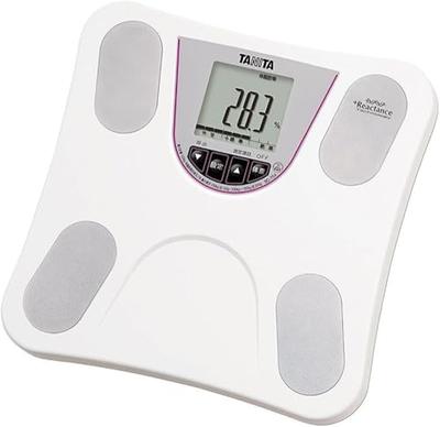 Body Weight and Composition Scale with Step-On Function, White BC-754-WH