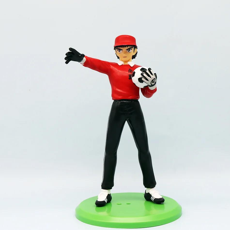 18cm Captain Tsubasa Animation Figure Ozora Tsubasa Action Figures Hyuuga Kojirou/Wakabayashi Genzou Figurine Collector Miniature Playthings