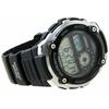 Casio CASIOYOUTH Series - Disc Digital Display Series ANDARD Ten Years Power Digital Display Waterproof Electronic Watch Quartz Movement AE-2100W-1A
