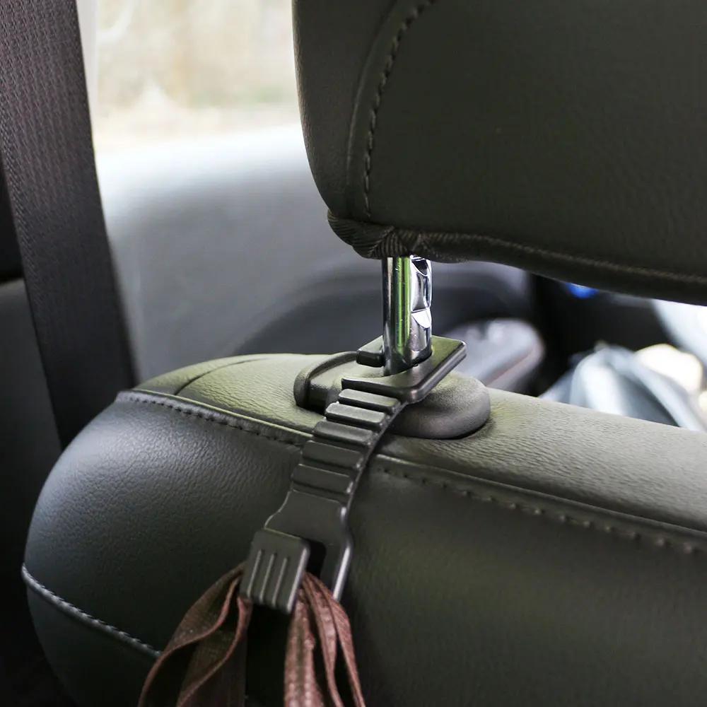 Car Seat Headrest Hook Clip Storage Fastener Hanger Universal Vehicle Back Seat Holder Organizer Auto Interior Accessories