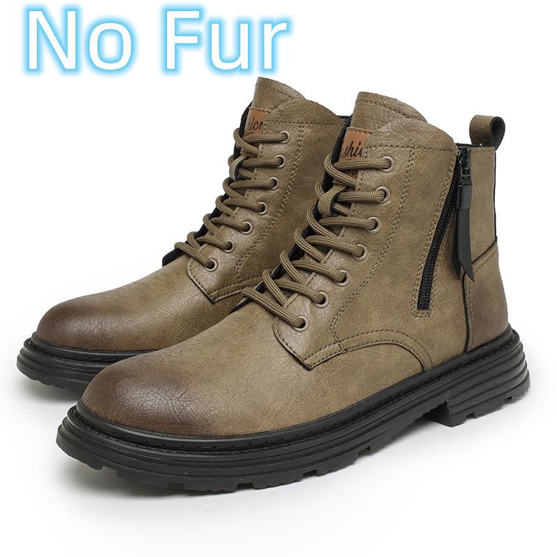 

Travel Male Comfortable High Top Shoe 2024 Fashion for Men Motorcycle Boots Genuine Leather Male Desert Boots 44