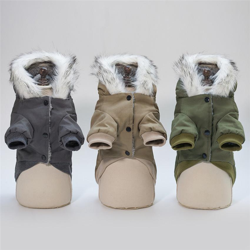 Pet Dog Clothes for Small Dogs Winter Warm Puppy Cat Coats Jackets Chihuahua French Bulldog Jacket Pets Clothing Products XXL