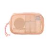 Mesh Cosmetic Bag Portable Travel Makeup Organizer Breathable Zippered Toiletry Pouch