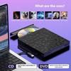 Portable External DVDs Drive RWs Burners Two Interfaces USB Type C Fast Speed CDs DVDs Recorders Player