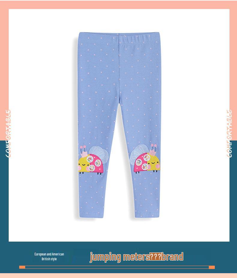 Autumn Knit Leggings for Girls - Long Pants for Children