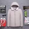 Autumn and Winter Solid Color Casual Men's Cotton-padded Clothes, Hooded Middle-aged and Young People's Decoration Cotton-padded Clothes