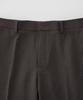 STCO Texture Polyester Soft Slacks_Brown (Straight Fit)_Spaxb08Csh