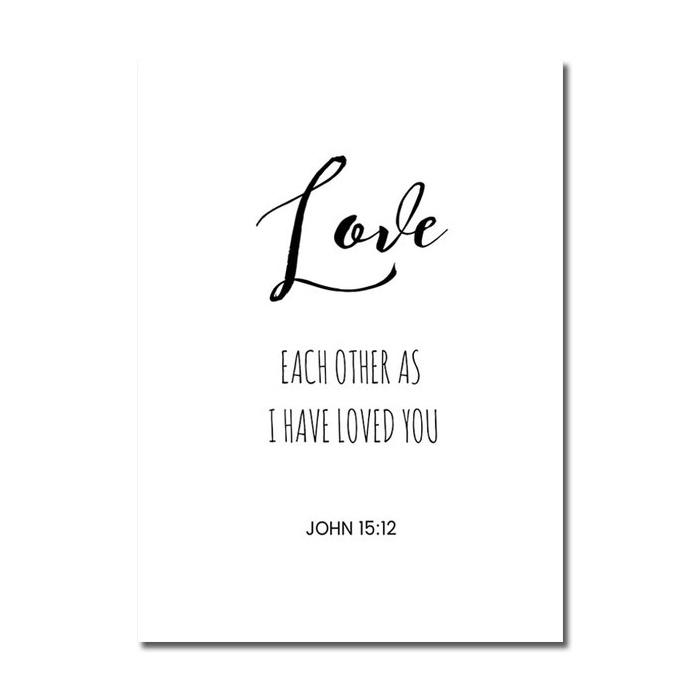 

Любовь Вера Надежда Радость Библейский стих плакат настенная живопись плакаты на скандинавскую тему и принты настенные панно для декора гостиной 40x50cm No Frame