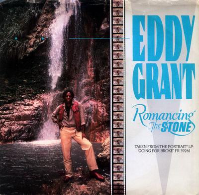 7inch Record EDDY GRANT - Romancing The Stone 3704433 Portrait 1984 US Dance & Electronica Used