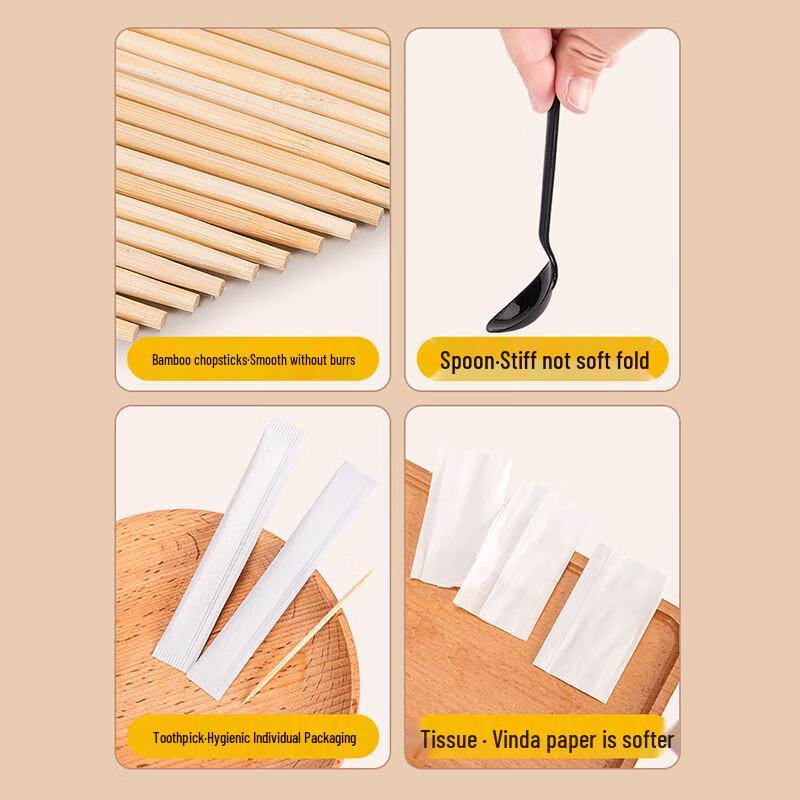 Xidian Engångsgyllene Sköldpaddsskedar