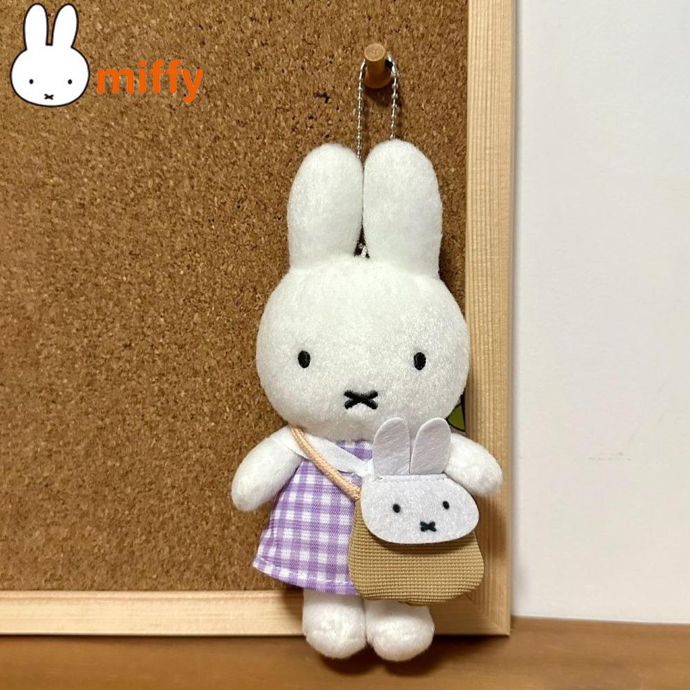 Cute Miffy Kawaii Plush Doll Cartoon Rabbit Doll Pendant Backpack Backpack Ornament Plush Toys Girl Gift