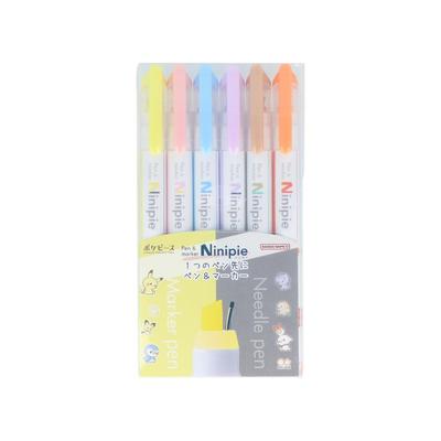 Stationery Ninipie ST Series Pens of S4591844 Sun-Star Pokémon Water-Based (Set 6)