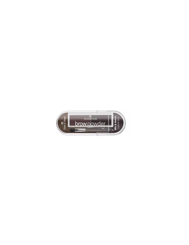 Essence Cosmetics Brow Powder Polvos Para Cejas 02-Dark Y Deep 2,3g