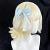 Cute Bow Cross Pendant Gothic Hair Clip Exquisite Lace Design Y2K Hair Clip  Girl's Accessories
