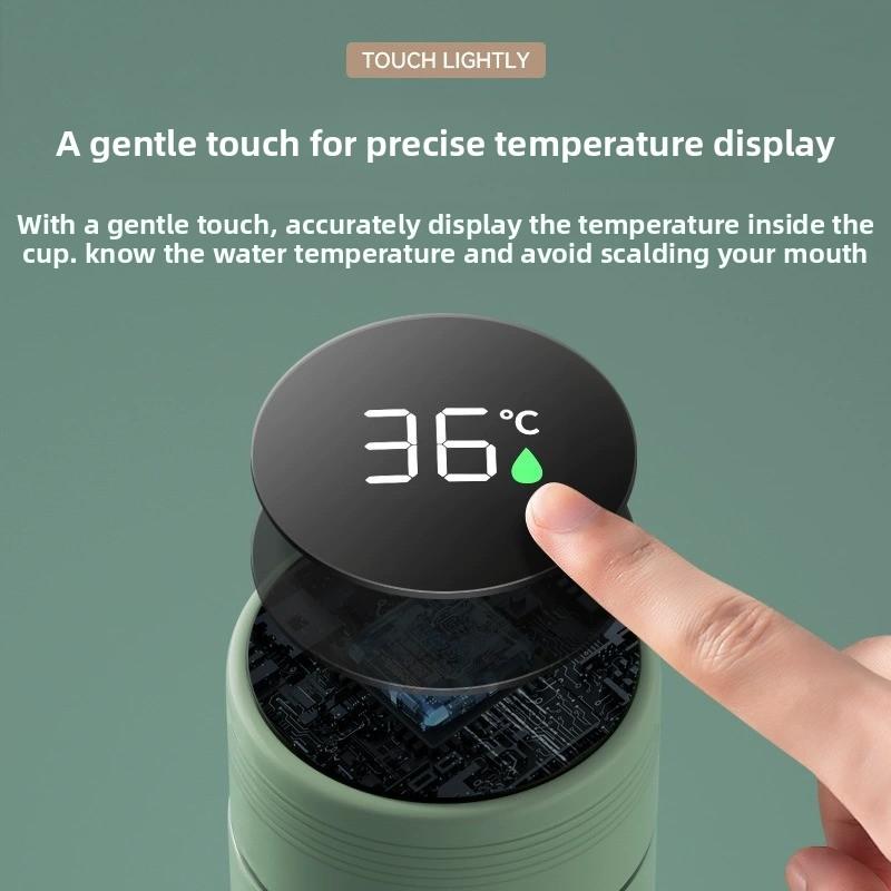 Smart Thermos Cup Men's and Women's Large-capacity 304 Stainless Steel Water Cup Tea Cup High Value Portable Kettle Cup