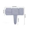 Q1JB 5/10/20 Pcs Imitation Stone Effect Lawn Fence Gardening Edging Interlock Flower Bed Border Plant Bordering Grass Edge
