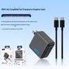 ZUZG 45W GaN Charger for 65W Huawei & Apple, Dual Port PD Fast Charging Adapter.