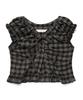PLUNASTUDIO Classic Check Bustier_Black