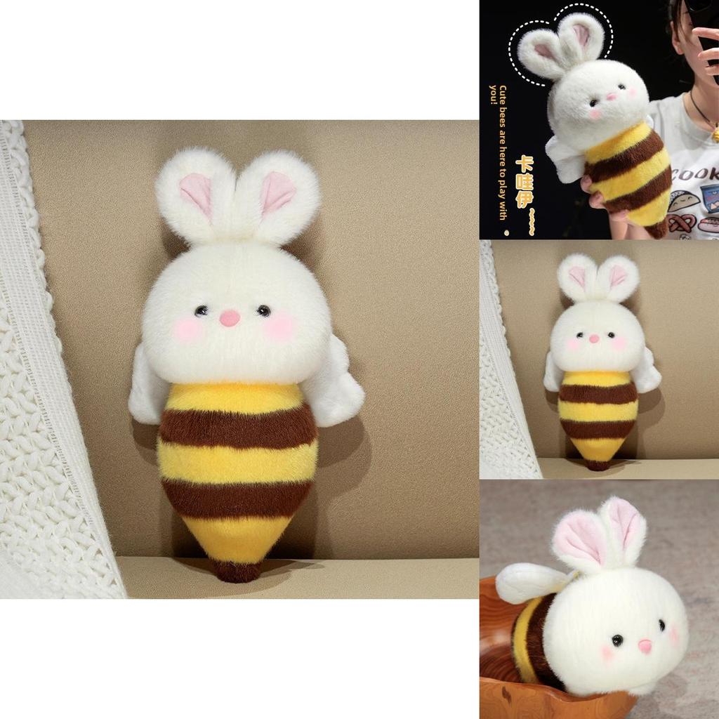 Biene Kaninchen Plüschtier Für Mädchen Mit Pp Baumwollfüllung Süßes Kaninchen Geschenk Für Kind