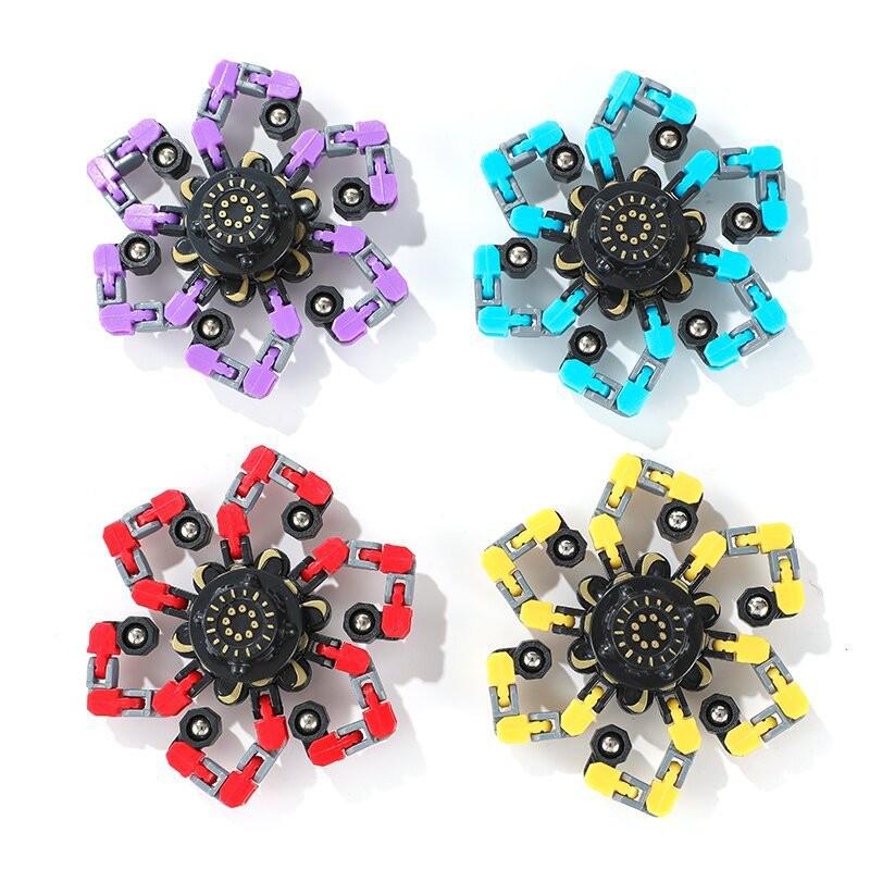 Mechanical Gyro Fidget Spinner: Educational Decompression Toy with Transformable Design