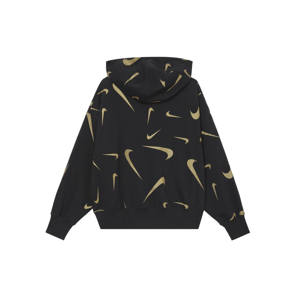 Nike Sweatshirts Women's Black Hooded Moderate Regular FB8744-010