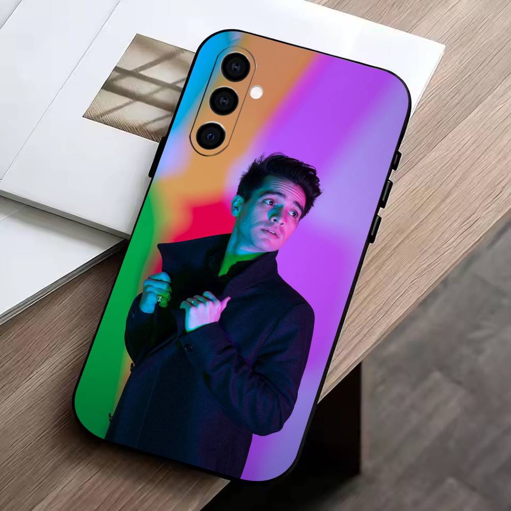 P-Panic! At The Disco Phone Case For Samsung Galaxy A73,A72,A71,A70,A53,A52,A51,Soft Silicone Black Cover