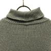 Markaware Made In Japan Long Sleeve Waffle Turtleneck Cut 2 Gray Women Used