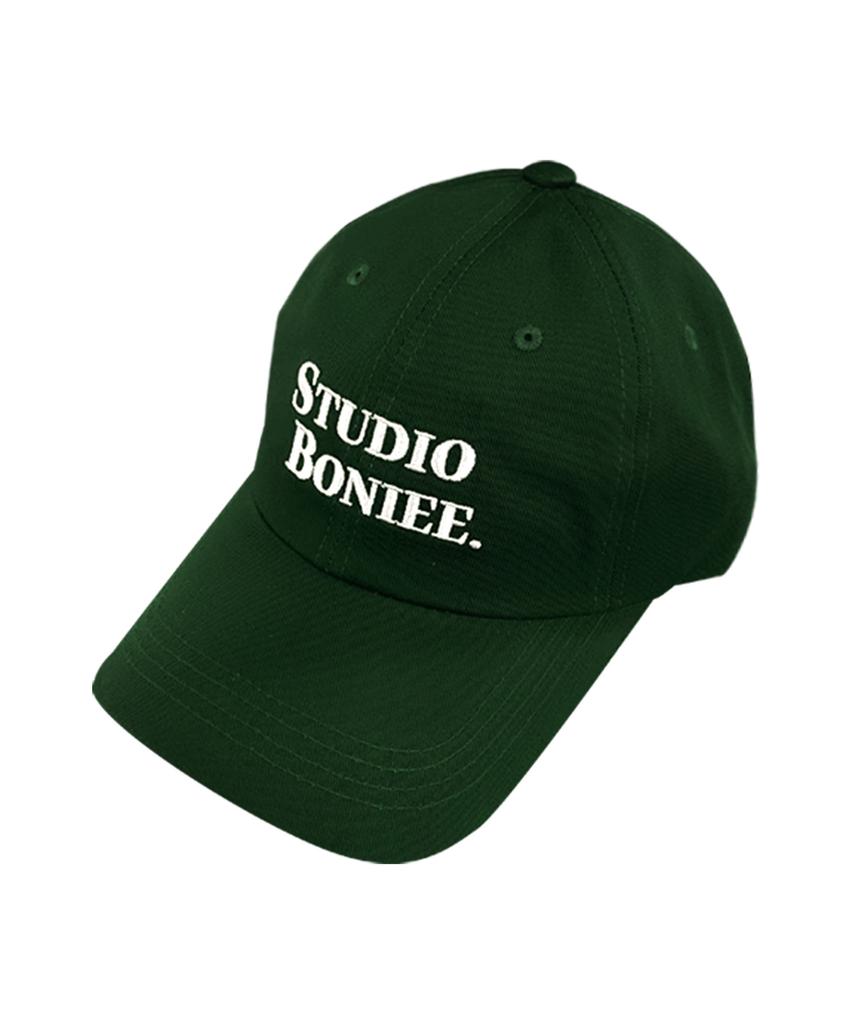 BONIEE Logo Typo Ball Cap Green