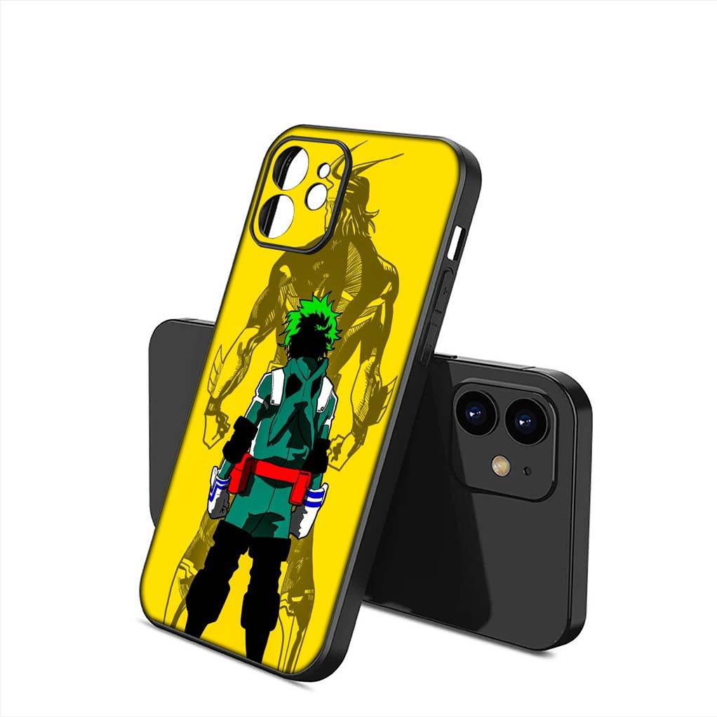 Midoriya Izuku My Hero Academia All Might Handyhülle für Apple iPhone 15 14 Plus 13 12 Mini Pro Max + 13Pro 14+ 15+ Weiche Hülle