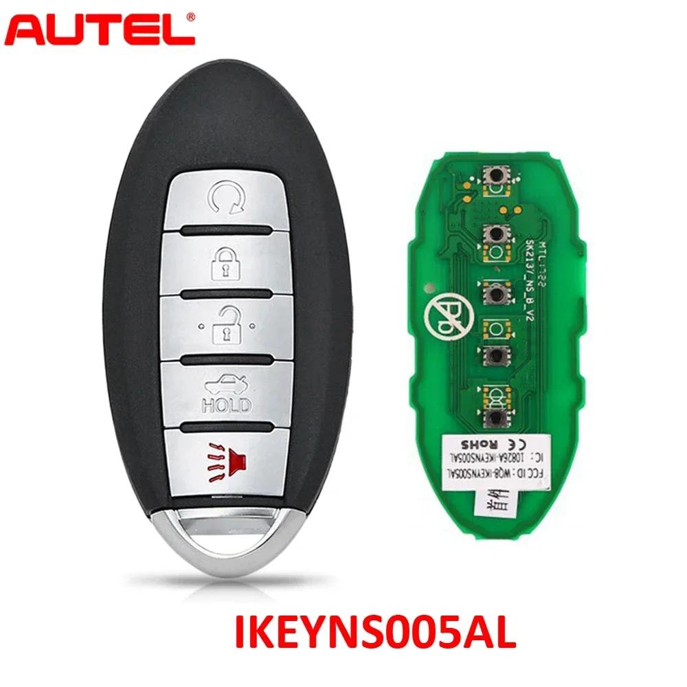 AUTEL MAXIIM IKEY Premium Style Smart Key for Nissan NS003AL NS004AL NS005AL Used with MaxiIM KM100 KM100E IM508 IM608 PRO IKEYNS005AL