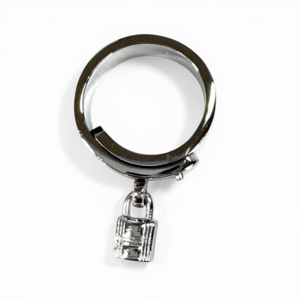 Great HERMES Ring Kelly ring Silver 925 Women 47 Used