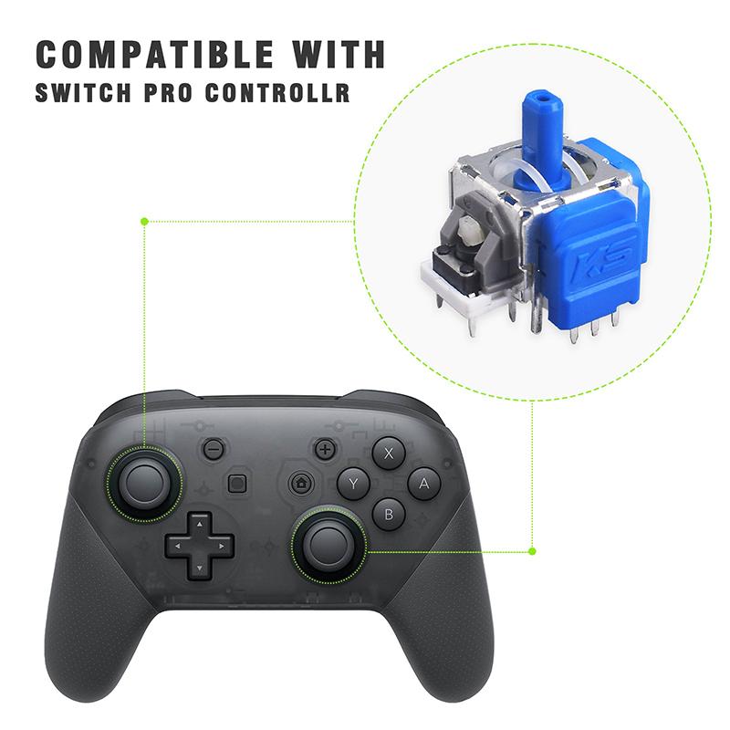 Replacement 3D Analog Hall Effect Joystick For Playstation 5 Game Controller Thumbstick Repair Parts For Ps5/Ps4/Xbox/Switch Pro
