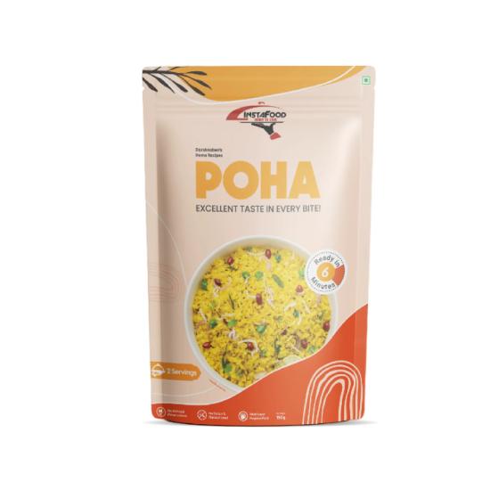 Breakfast Poha | Ready To Eat & Cook Meal | 2-3 Servings | Pack of 1 (150g) |You Can Use This Product for 1 Year After You Get It