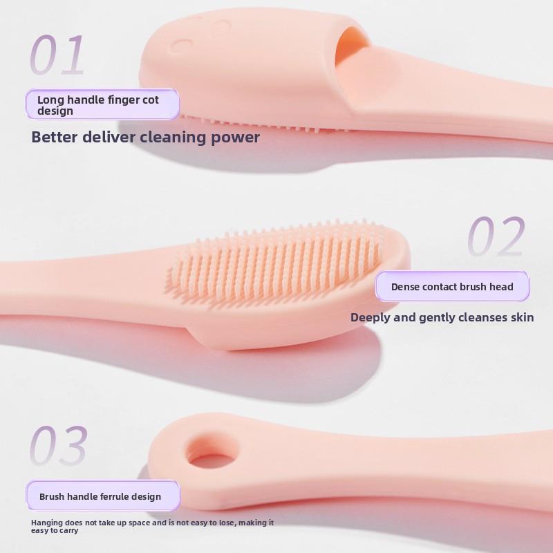 Silicone Facial Cleansing Brush Pore Cleaning Face Finger Sleeve Brush Mud Mask Application Mask Brush Beauty Tool