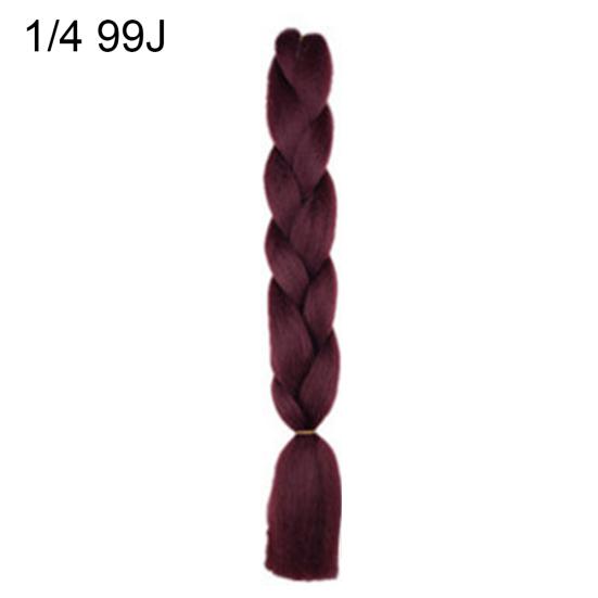 Estensioni dei capelli sintetici Kanekalon intrecciati all'uncinetto Jumbo da donna