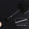 Retractable Keychain Heavy Duty Badge Holder Reel with Belt Clip 23'' Steel Wire Cord Heavy Duty Carabiner Key Holder