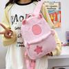 Kawaii Capybara Plush Backpack Large Capacity Shoulder Bag Japanese Cartoon School Bag  Boys