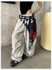 Dámský Hip Hop Odnímatelný Zadní Panel Kombinéza - Národní Trend Podlahová Délka Široké Kalhoty