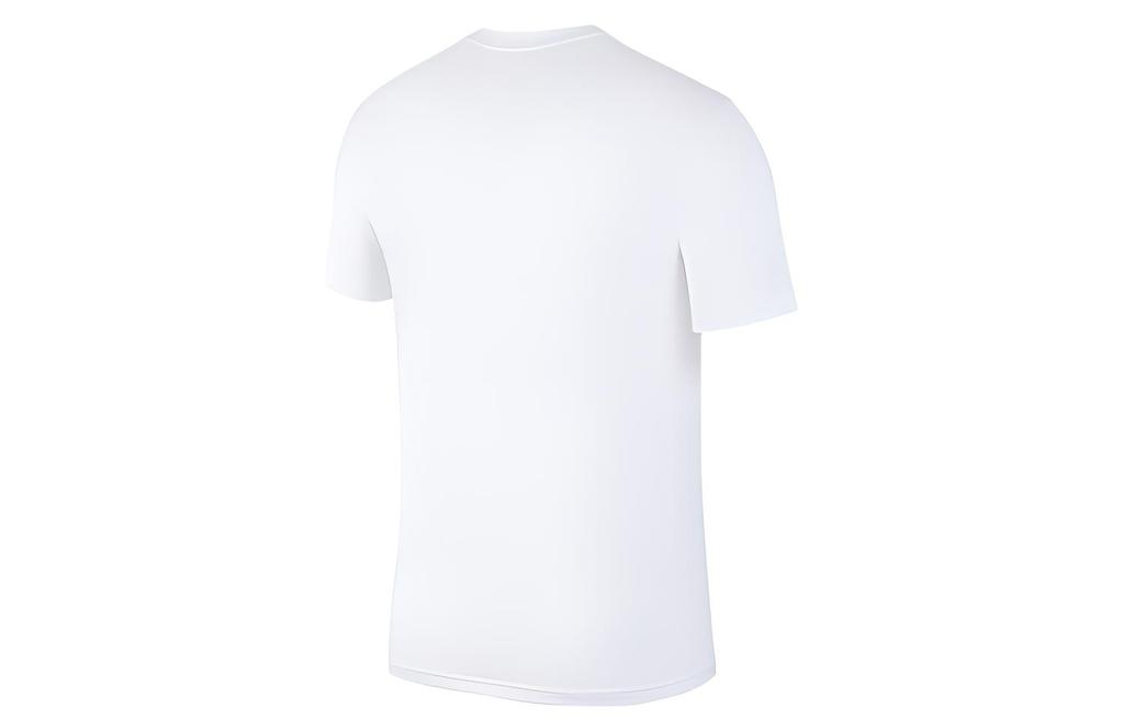 Nike T Shirts Men's White Crew Neck Moderate Straight Fit CT6471-100