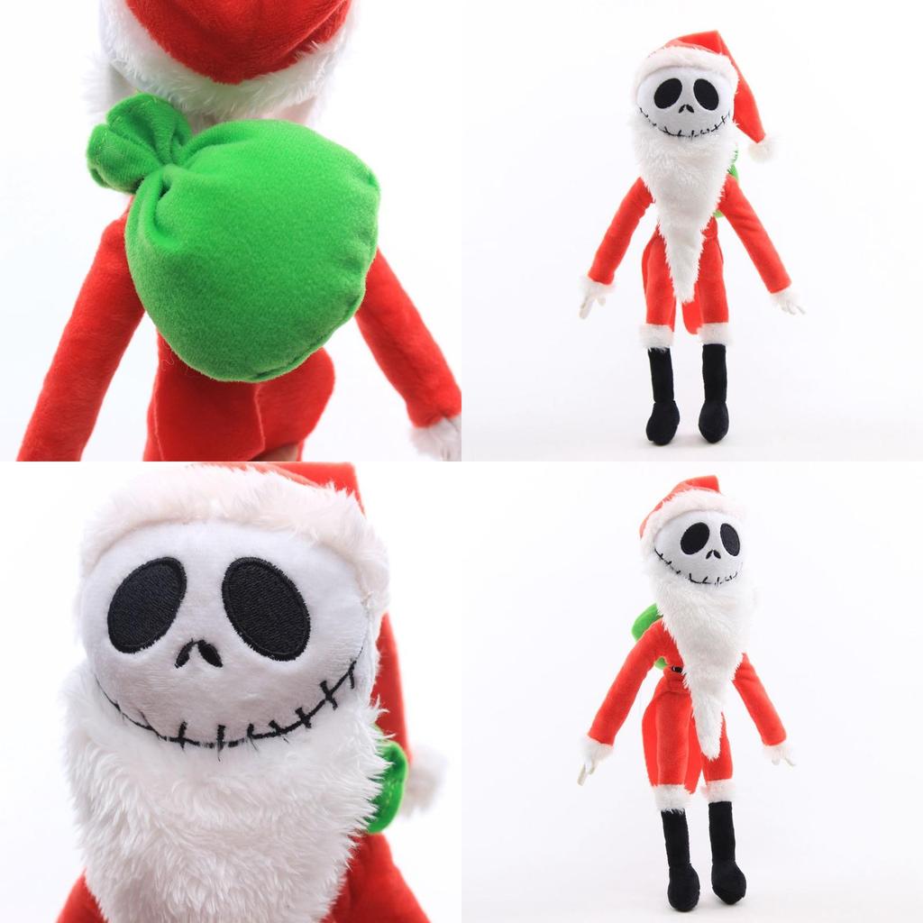 Adorable Nightmare Before Christmas Jack Skellington And Santa Jack Plush Toys
