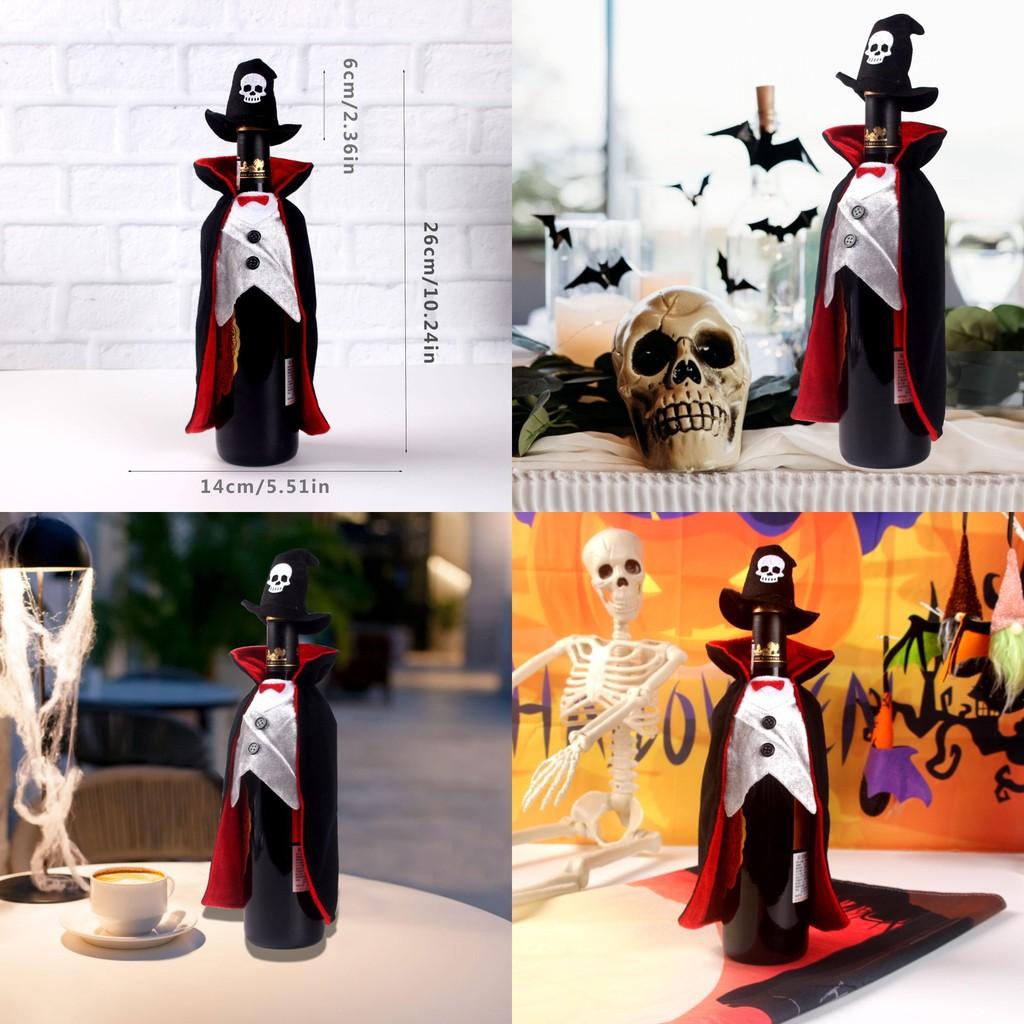 Vampire Halloween Cloak Wine Bottle Wrap Nonwoven Material Festives Gifting