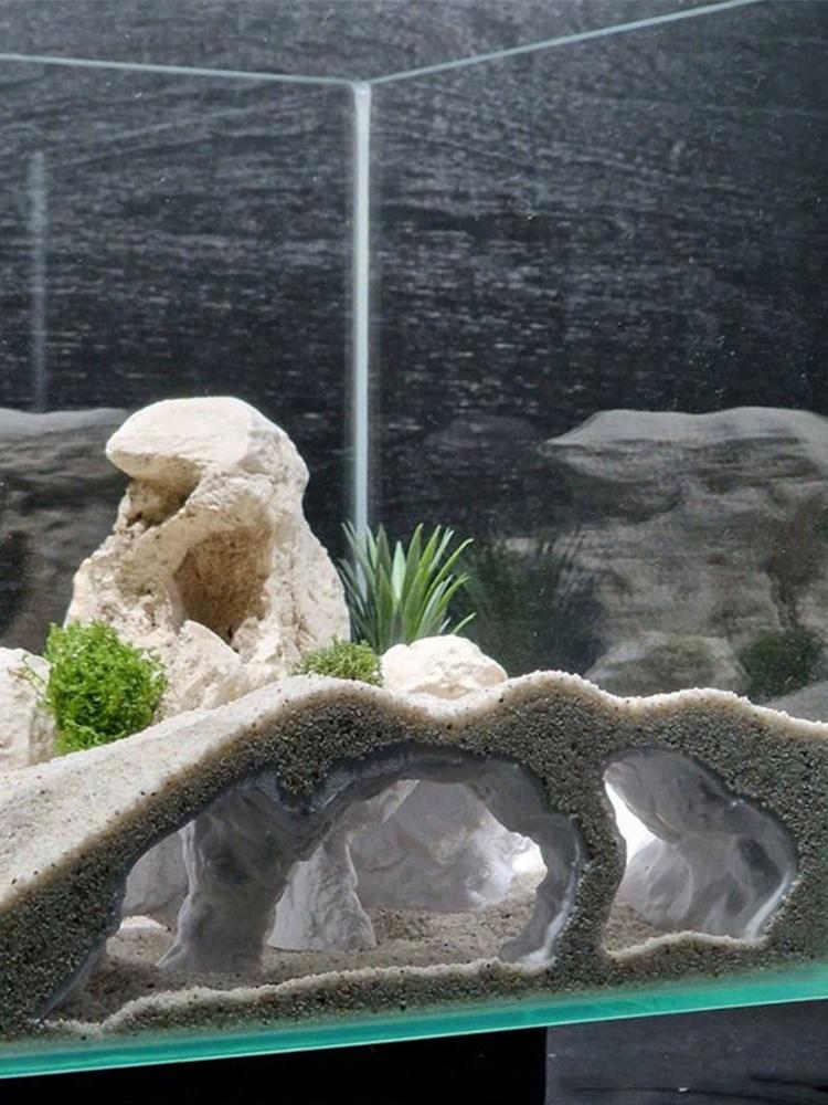 Aquarium Decoration Cave Fish Tank Accessories for Shrimp Cichlid Hiding Breeding Small Fish