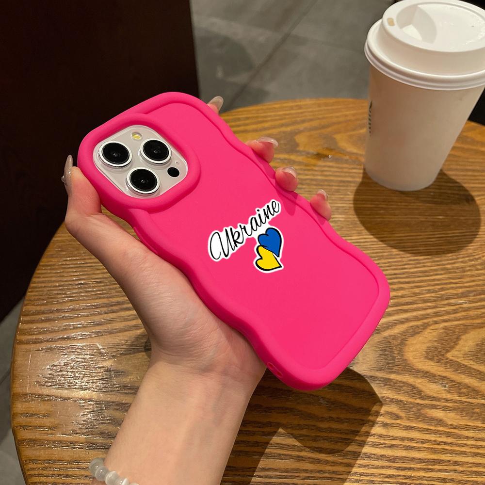 Чехлы для телефонов N87 Love art Macaron Wavy Edge для iPhone 16 Pro Max Samsung S24 Plus — фото 18