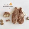 Children's Winter Deer Hooded Romper: 2025 Korean-Style Fleece-Lined Pants for Girls - Super Cute!