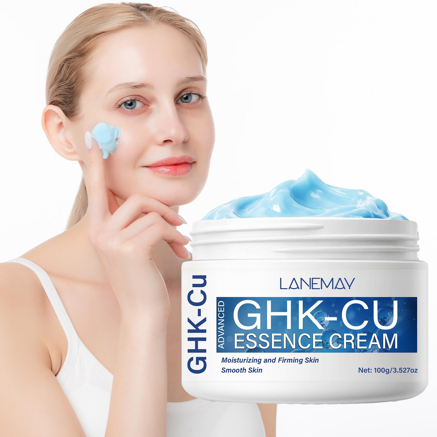 Ghk-Cu Essence Cream-Moisturizes And Hydrates Skin-Boosts Skin Radiance-Firms Skin, Smooths Fine Lines-100ml