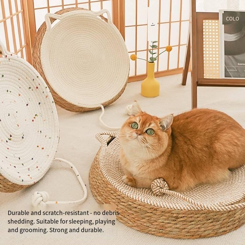 MM Durable, Flake - Free Cat Scratcher, Bed & Mat in One - a Multi - Functional Cat Toy and Sleeping Pad