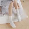 White Socks, Women's Short Cotton Socks, Summer Postpartum Socks, Short Socks, Thin Mid-calf Socks, Solid Color Versatile Socks